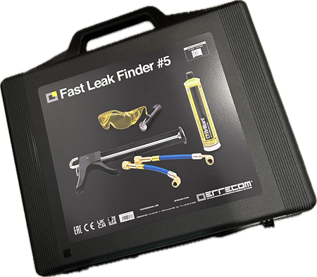 UV-merkkiainepistooli 240ml 1/4-5/16, lasit ja UV-valo