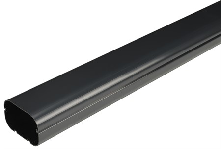 Inaba-kanava 77x60mm - 2m - Antrasiitinharmaa