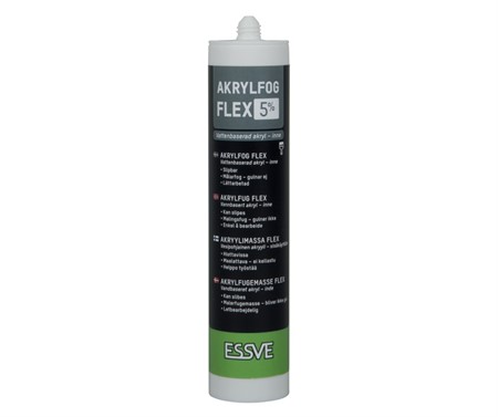 Latex Acrylic Flex 5, valkoinen, 300 ml.